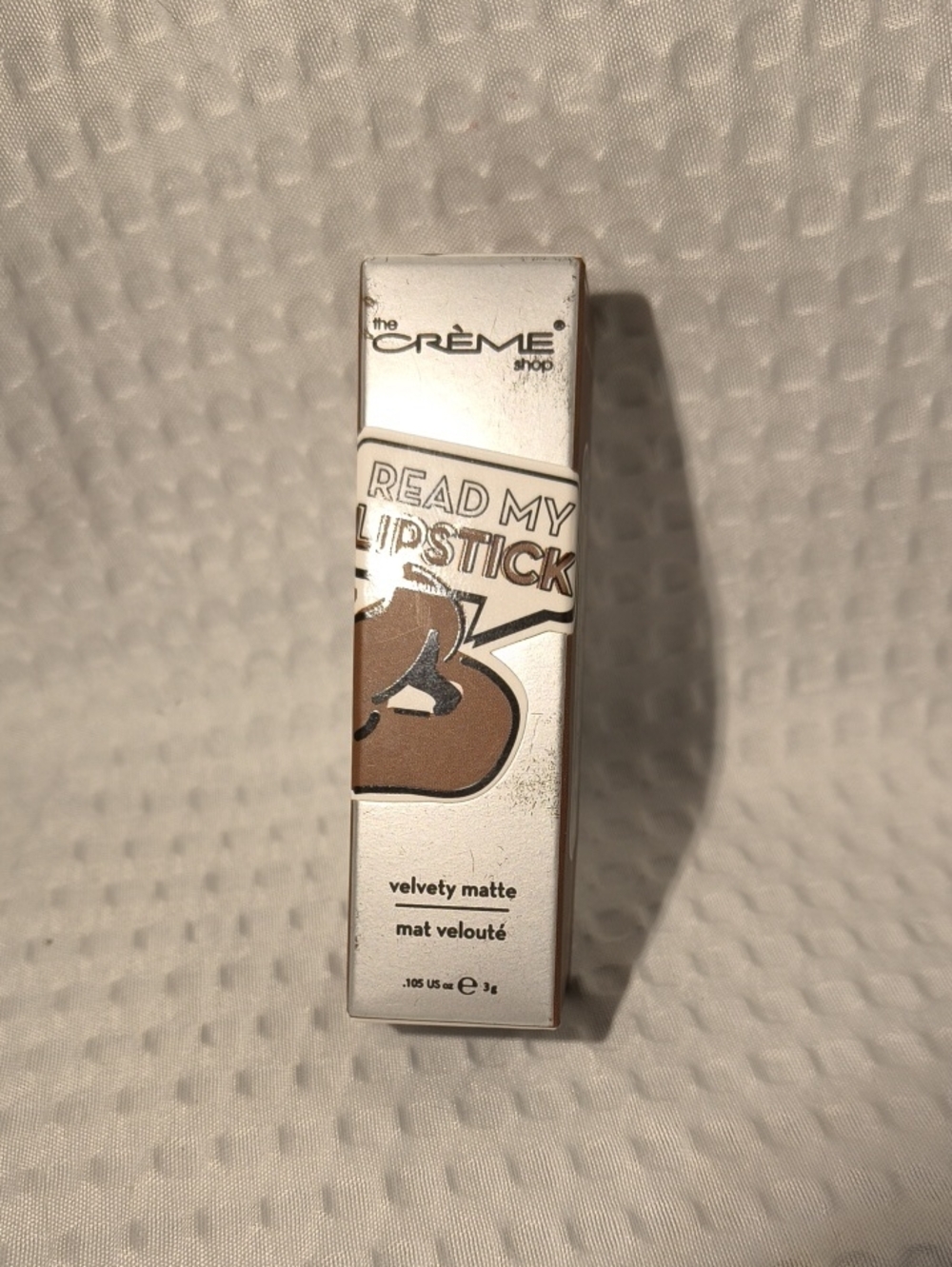 The Crème Shop 'Read My Lipstick' Velvety Matte Lipstick - Cozy